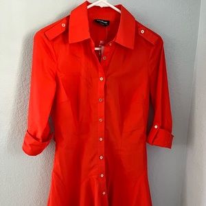 NWT Orange BEBE Dress!